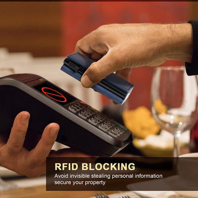 Keep Your Cards Safe and Stylish with Our Fashionable RFID Aluminum Metal Card Holder