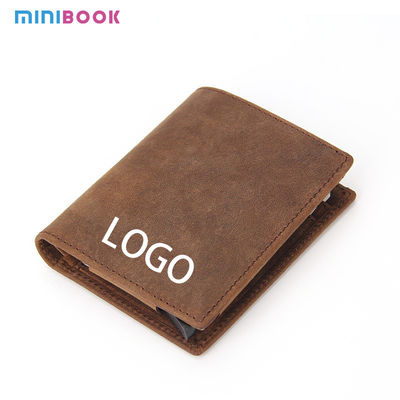 Advantage Low MOQ Mix Models Genuine Leather RFID Credit Card Holder Wallet for Men