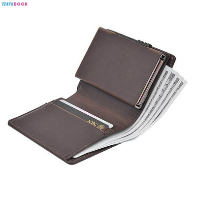 High Qualtiy Daily Life Carbon Fibre Rfid Blocking Card Holder for Men's Convenience