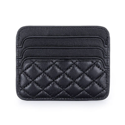 Sheepskin Women's Card Holder with Compact and Ultra-Thin Design Package Weight 0.07kg