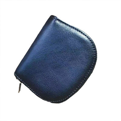 OEM/ODM Genuine Sheepskin Women's Compact Ultra-Thin Exquisite Rhombus Card Holder