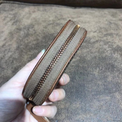 OEM/ODM Genuine Sheepskin Women's Compact Ultra-Thin Exquisite Rhombus Card Holder