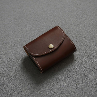 First-Layer Cowhide Buckle Wallet Men's Genuine Leather All-in-One Bag with Large Capacity