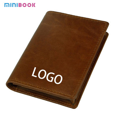Business Style Men's First-Layer Cowhide Card Holder Ideal for Fashionable Businessmen