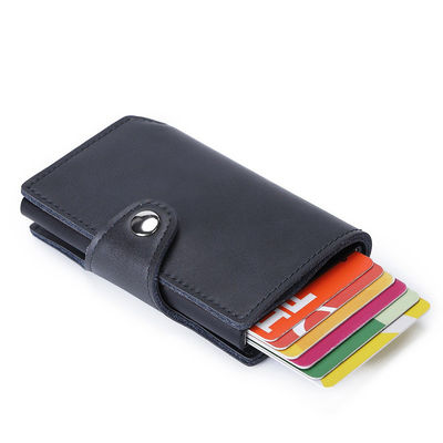 Compact and Stylish Metal Automatic Pop-Up Anti-Degaussing Multi-Card Slot Card Holder