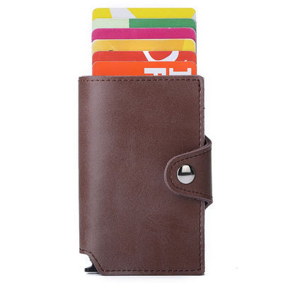 Compact and Stylish Metal Automatic Pop-Up Anti-Degaussing Multi-Card Slot Card Holder