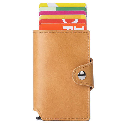 Compact and Stylish Metal Automatic Pop-Up Anti-Degaussing Multi-Card Slot Card Holder