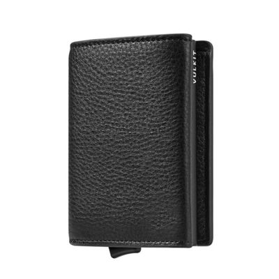 Minimalist Genuine Leather Rifid Credit Card Money Purse Bifold Card Holder Wallet For Men