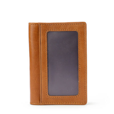 Custom England Style RFID ID Credit Business Cardholder Leather Credit Card Holder Wallet