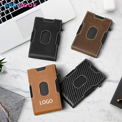 Package Size 10.3CM*6.5CM*1.5CM Slim Wallet Metal Wallet with Money Clip and RFID Blocking