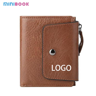 Transparent ID Window and Multiple Card Slots Men's Card Holder for Easy Organization