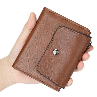 Transparent ID Window and Multiple Card Slots Men's Card Holder for Easy Organization