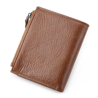 Transparent ID Window and Multiple Card Slots Men's Card Holder for Easy Organization