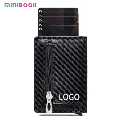 Fashion Style Multifunctional Metal Card Holder Men's Business Wallet with Custom Logo