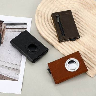 Rfid Blocking Metal Man Smart Wallet Card Holder With Money Clip Package Weight 0.1kg