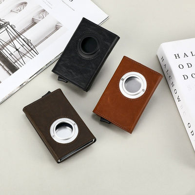 Rfid Blocking Metal Man Smart Wallet Card Holder With Money Clip Package Weight 0.1kg