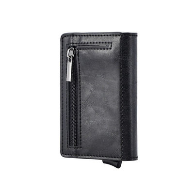 Rfid Blocking Metal Man Smart Wallet Card Holder With Money Clip Package Weight 0.1kg