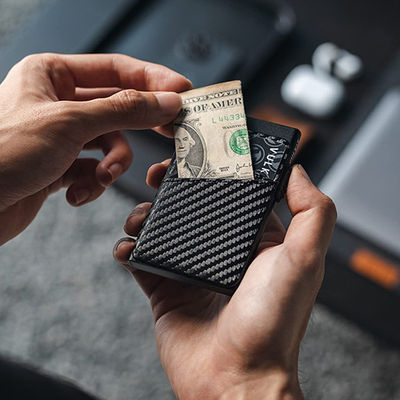 RFID Wallet Slim Direct Aluminum Metal Card Case Card Holder for Men Minibook Professional