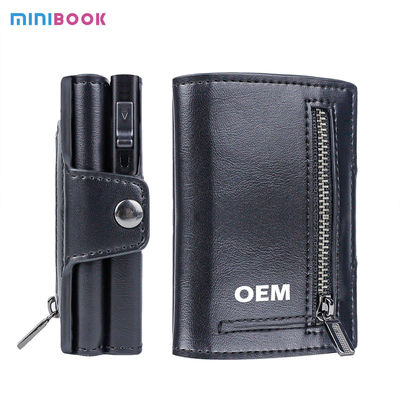 Sample Luxury Slim Card Holder Anti Rfid Anti-theft Pu Leather Cardholder Smart Wallet for Men