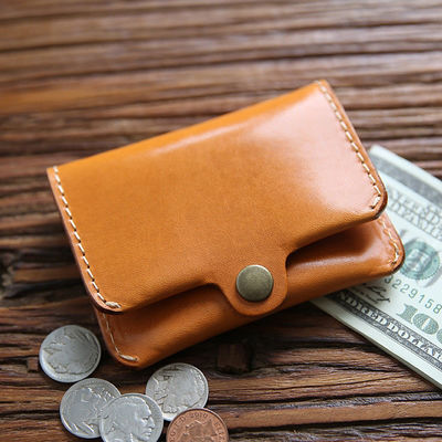 End Horse Patent Leather Slim Small Wallet with Minimalist Design and GENUINE LEATHER