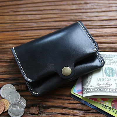 End Horse Patent Leather Slim Small Wallet with Minimalist Design and GENUINE LEATHER