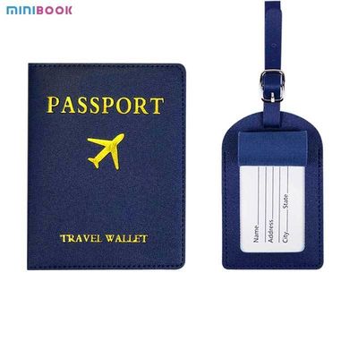 Efficiently Organise Your Travel Documents with PU Passport Cover and Luggage Tag Set
