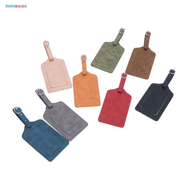 Customized Saffiano Travel Suitcase with Personalized Name Tag and Pu Leather Tag