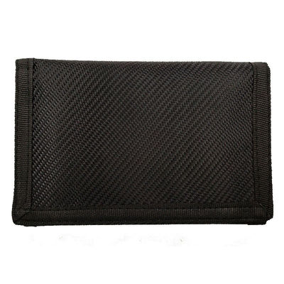 Oxford Nylon Short Trifold Mens Zip Around Wallet With Coin Pockets for Globetrotters