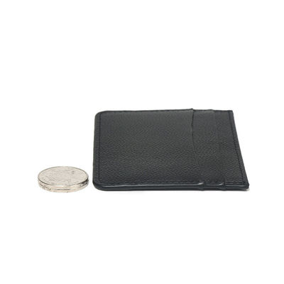RFID Blocking Leather Card Holder With Multifunctional Features And Anti-Magnetic Design