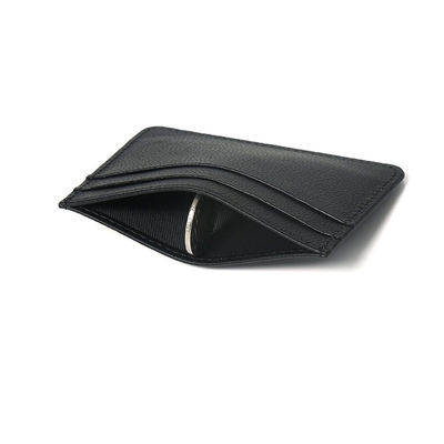 RFID Blocking Leather Card Holder With Multifunctional Features And Anti-Magnetic Design