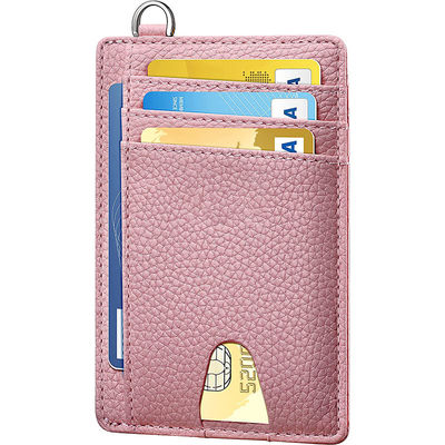 Custom Logo Genuine Crocodile Saffiano Pu Leather Credit Card Holder Business Wallet
