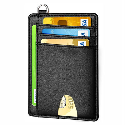 Custom Logo Genuine Crocodile Saffiano Pu Leather Credit Card Holder Business Wallet