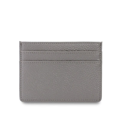 GENUINE LEATHER Slim Embossed Personalized Uv Print Monogrammed Credit Card Holder Wallet