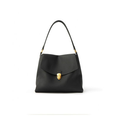 Custom LOGO Soft Pebbled Leather Women's Shoulder Bag for Daily Life Performance