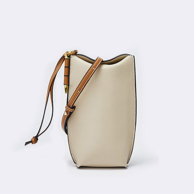 Daily Life Custom Logo Genuine Leather Ladies Messenger Mobile Shoulder Bag for Women