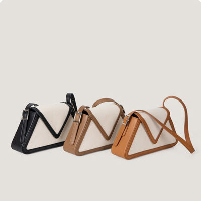 Simple Korean Leather Shoulder Bag Designer Women's Fashion Handbag with Shoulder Strap