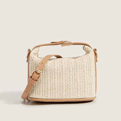 Small Knitting Rattan Women Shoulder Bags Lady Style Crossbody Clutch Bags for Daily