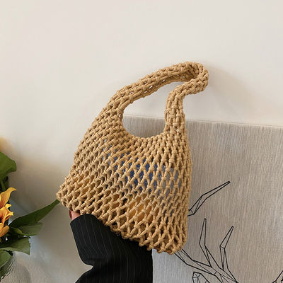 Advantageous Mix Models Travel Beach Fishing Net Handbag Woven Shoulder Bag