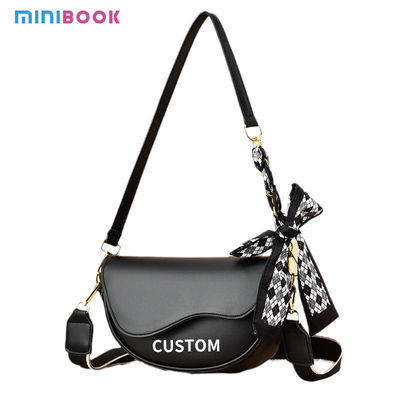 2024 Pu Leather Ladies Hand Bag with Zipper Closure Newest Trendy Fashion Shoulder Bags