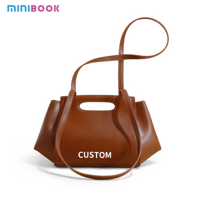 Polyester Lining Cowhide Handbag Women's Versatile Leather Bag for Everyday Wear