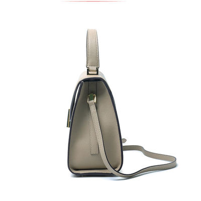 2024 Leather Tote Bag Crossbody with Lockhandbag Fashion Autumn Blue Women's Luxury Handbag
