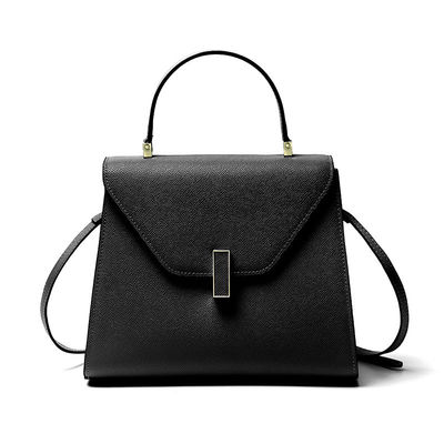 2024 Leather Tote Bag Crossbody with Lockhandbag Fashion Autumn Blue Women's Luxury Handbag
