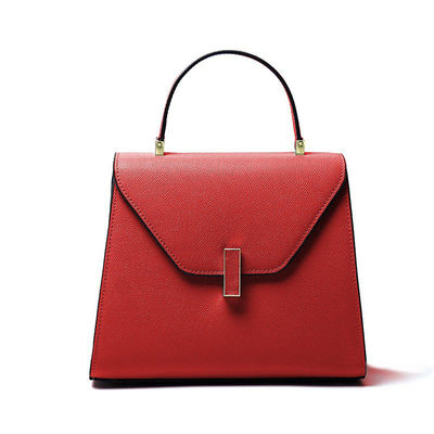 2024 Leather Tote Bag Crossbody with Lockhandbag Fashion Autumn Blue Women's Luxury Handbag