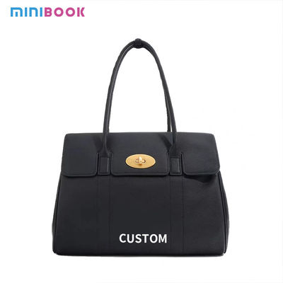 Large Capacity Casual Leather Tote Bag Vintage Designer Fashion Shoulder Bag for Women