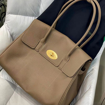 Large Capacity Casual Leather Tote Bag Vintage Designer Fashion Shoulder Bag for Women
