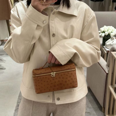 Other Pattern Type 2024 Luxury Navy Blue Leather Handbag for Women Fashion Shoulder Tote Summer Beach Bag