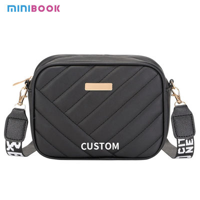 Small Classic PU Cross Body Bag for Ladies Waterproof and Adjustable All Seasons
