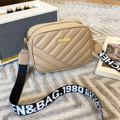 Small Classic PU Cross Body Bag for Ladies Waterproof and Adjustable All Seasons