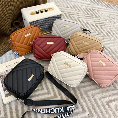 Small Classic PU Cross Body Bag for Ladies Waterproof and Adjustable All Seasons