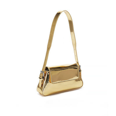 2024 Designer Women's Hand Bag Bright PU Leather Fashion Shoulder Bag with Single Handle